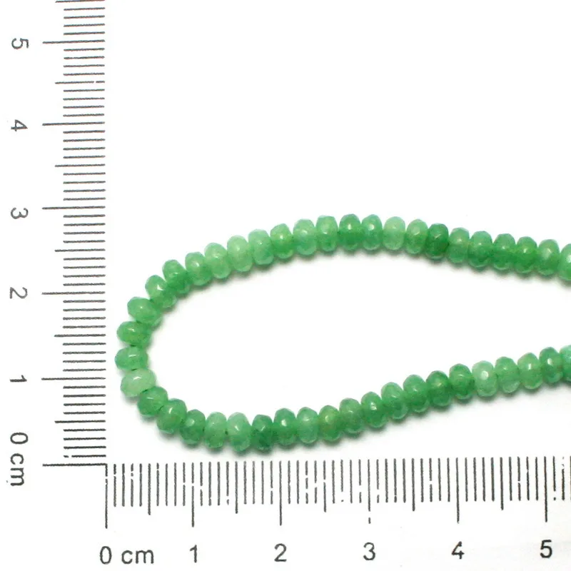 Модный летний стиль Натуральный Крашеный драгоценный камень 3*4 мм граненые