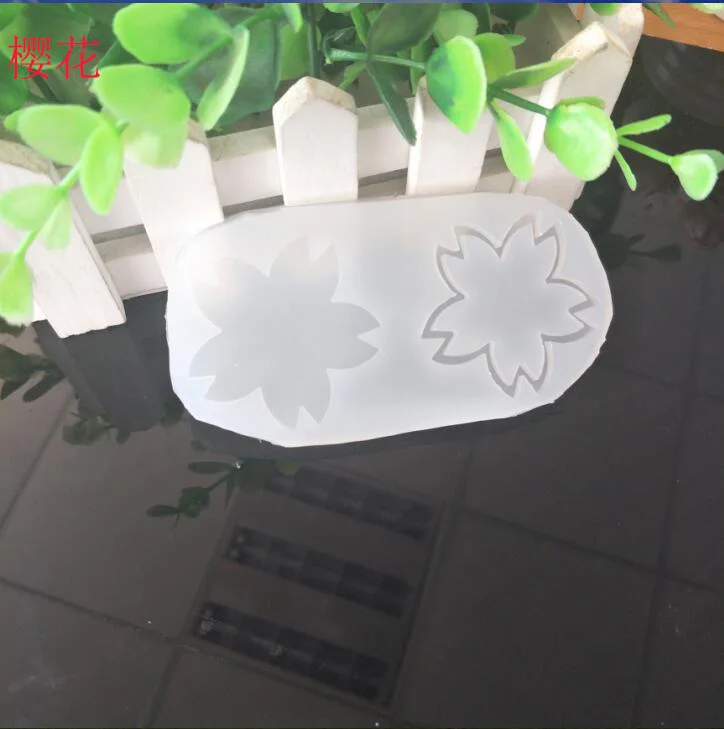 20 Cherry blossoms 1 шт. виды впрыска воды грязевая доска силиконовая Expoxy Плесень Смола ювелирные изделия Плесень УФ-ювелирные изделия аксессуары ручной работы ювелирные изделия инструмент - Цвет: 20 Cherry blossoms