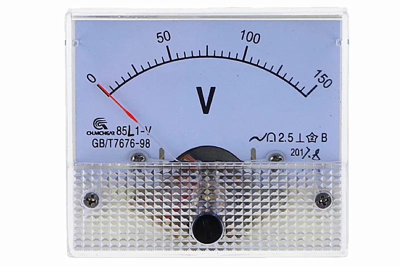Аналоговый измерительный прибор переменного тока 150 в Вольтметр Амперметр 85L1 0