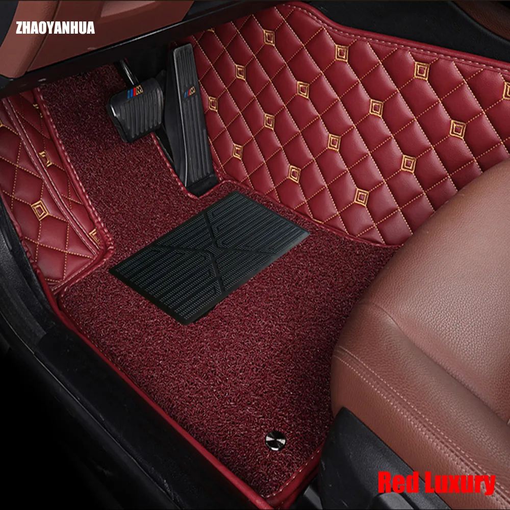 

ZHAOYANHUA Car floor mats for Nissan Note LIVINA Rouge X-trail Altima Qashgai Sentra Murano 5D car-styling floor liners(2007-)