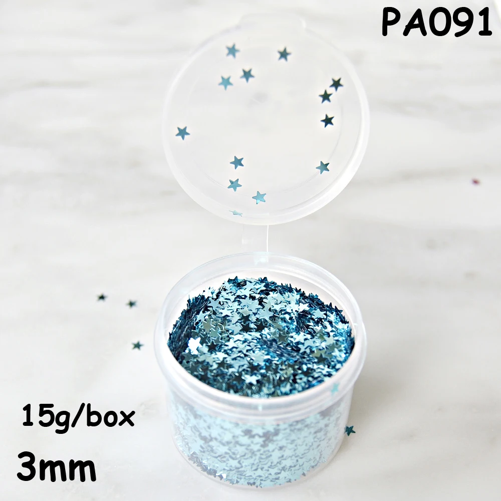 PA091 blue star Свадебный юбилей diy Блестящий бокал украшения блестящие конфетти розовые украшения для дня рождения вечеринки Свадебный декор - Цвет: PA091 blue star