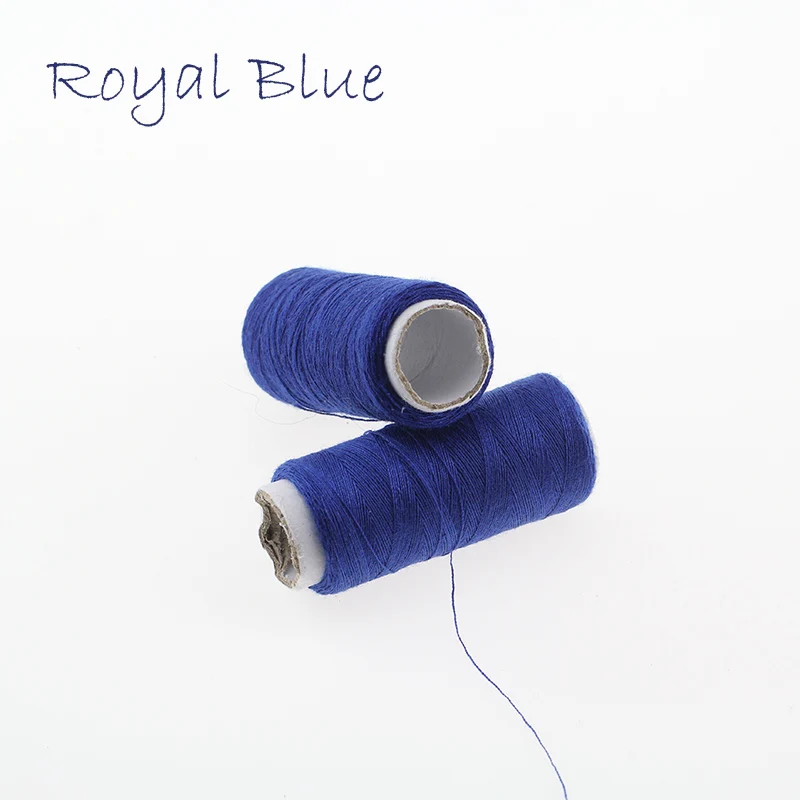 Royal Blue 20 цветов 1 шт. 200 ярдов ручной работы швейная нить, вышивка нить для шитья - Цвет: Royal Blue