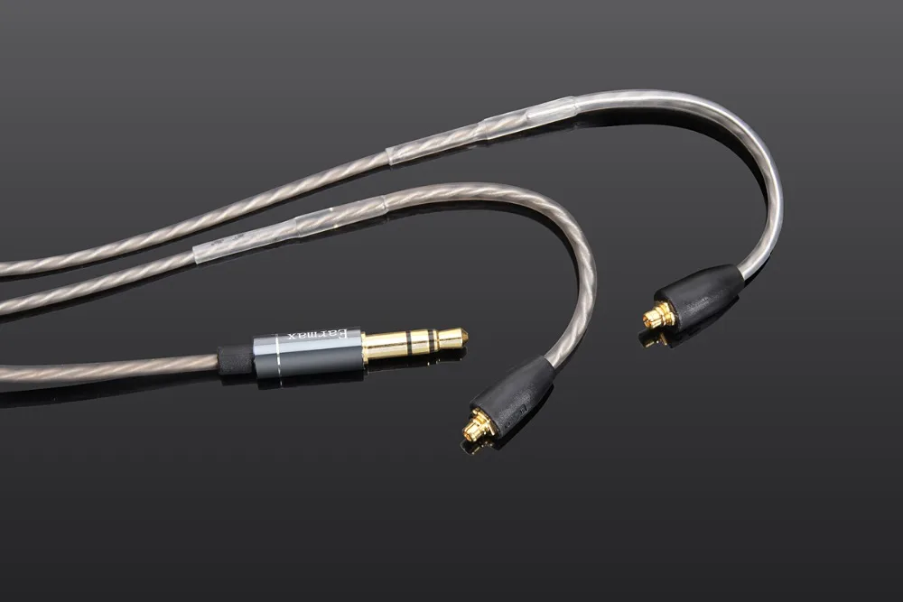 Серебряный кабель для наушников|cable upgrade|silver cablewire wire |