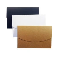 10 pcslot 16x10 5x0 5cm blank diy envelop black white kraft paper envelope postcards greeting card cover photo packaging boxes