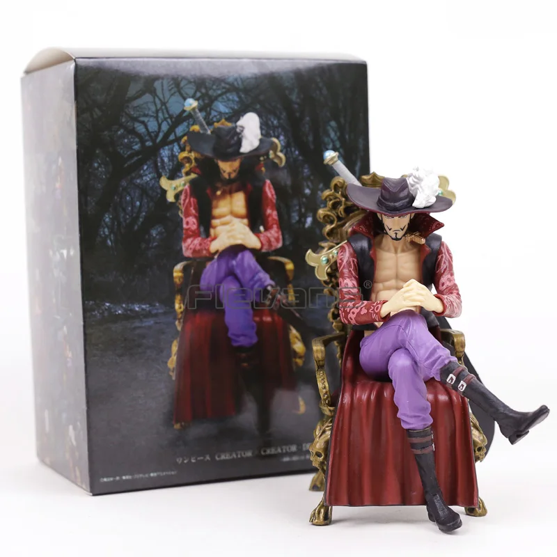 Аниме One Piece CREATOR X Dracule Mihawk сидящий Ver. ПВХ фигурка Коллекционная модель игрушки 15