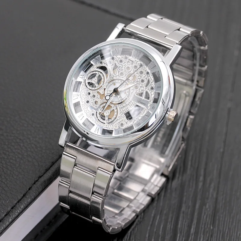 Top luxury brand Geneva Fashion quartz Watch Women Men Casual Transparent Hollow watches stainless steel watch relogio feminino fortnite watch cartoon kids watch leather quartz stainless steel watch for men women watches boy christmas gift relogio infantil