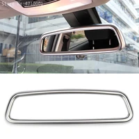 abs chrome interior rearview mirror cover trim for land rover discovery 4 range rover sport evoque car styling accessories