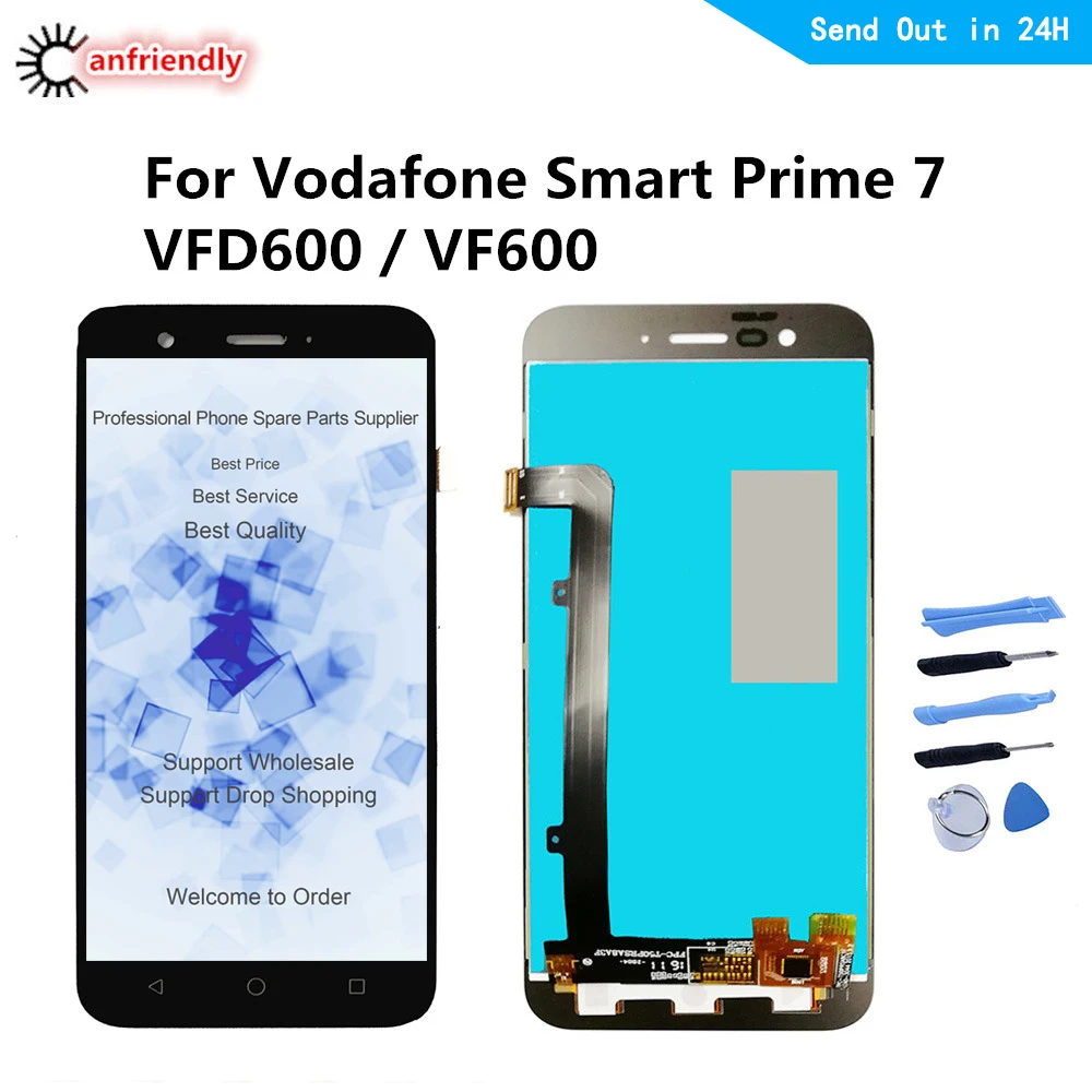 ЖК-дисплей и сенсорный экран для Vodafone Smart Prime 7 VFD600 VF600 сменный дигитайзер в сборе