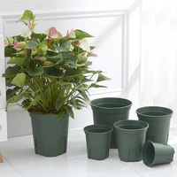 breathable nursery pots plant pots plastic flower round succulent plant pot cactus bonsai flowerpot planter garden decoration