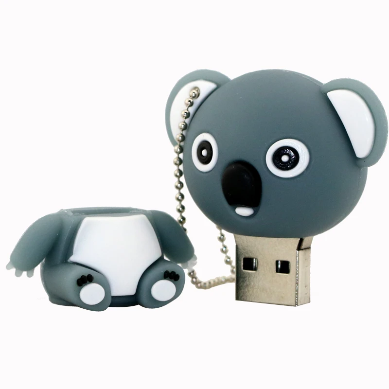 Одежда с принтом животными для зубов в форме коалы usb накопитель карта памяти 16 ГБ