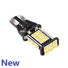 Высококачесветодиодный сверхъяркая автомобильная светодиодная лампа T15 W16W 3030 лм, стоп светильник, автомобильная резервная лампа заднего хода, ксенон, белый, 12 В постоянного тока