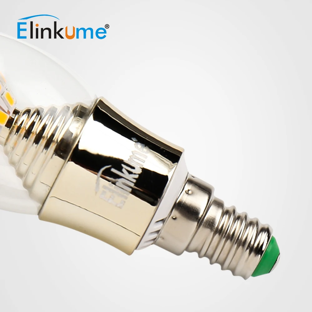 MUMENG E14 светодио дный свечки 2835SMD лампы высокой Яркость 5 Вт SMD2835 18 25 s AC85-265V теплый