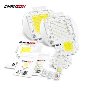 Высокая мощность LED COB лампы Чип 1 Вт 3 Вт 5 Вт 10 Вт 20 Вт 30 Вт 50 Вт 100 Вт Теплый Холодный белый красный зеленый синий квадратный световой матричный интегрированный