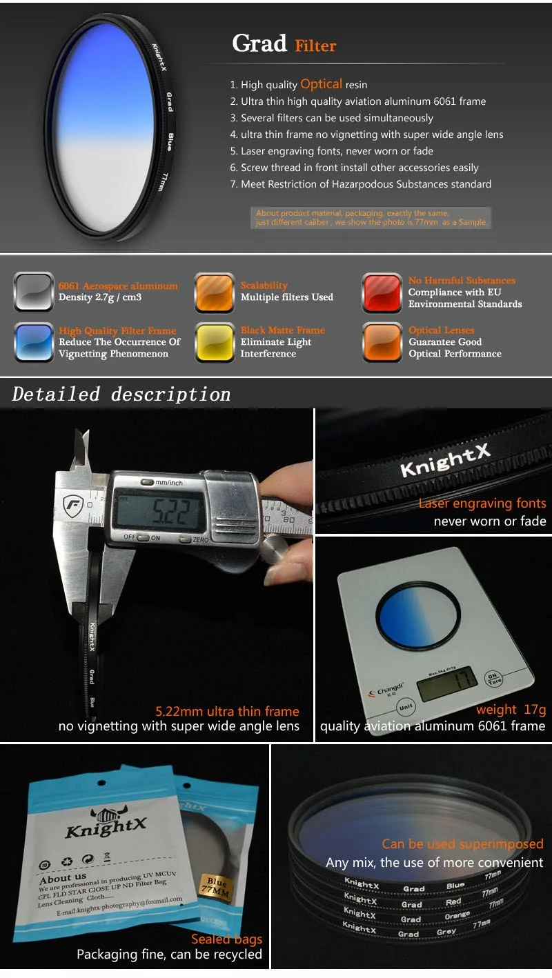 KnightX 49 мм 52 мм 55 мм 58 мм 67 мм 77 мм FLD UV CPL Star nd фильтр объектива для Nikon Canon градиентный поляризационный комплект объективов для камеры 72 62