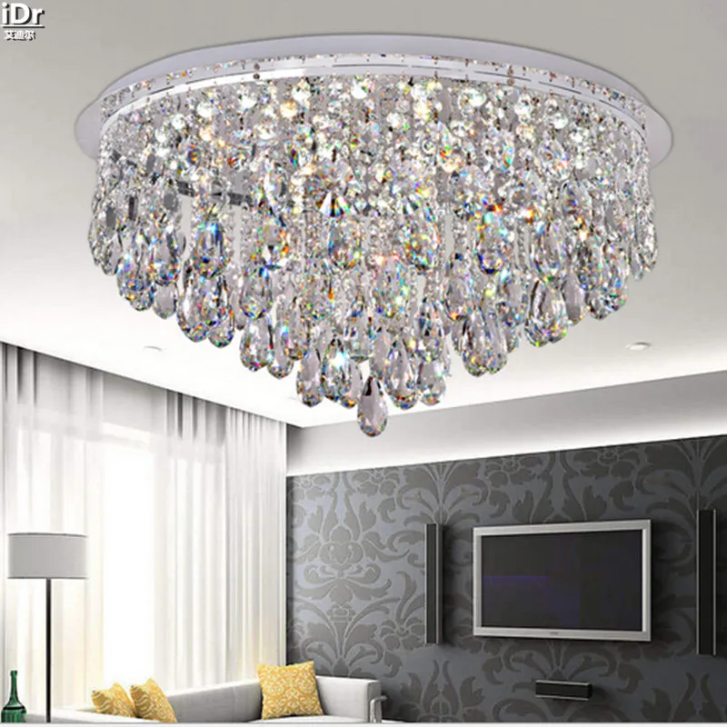 Кристалл свет кристалл простой круговой моды дома гостиной спальни зала