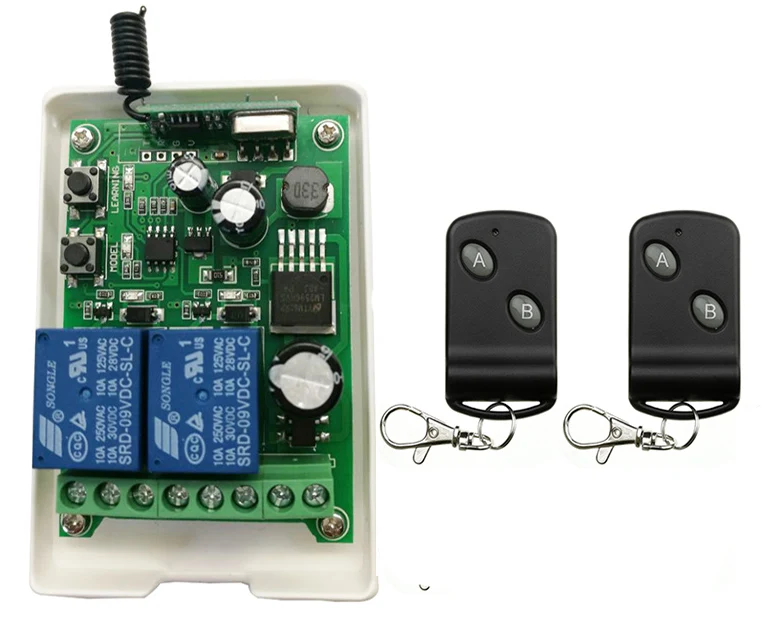 Универсальный беспроводной пульт дистанционного управления DC12V 24V 36V 48V 2CH модуль