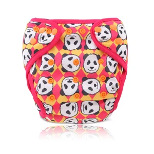Jinobaby натуральная Бамбуковая ткань подгузник моющийся подгузник Baby многоразовый подгузник с бамбуковая вставка(для новорожденных и детей до 15 кг - Цвет: Print 1