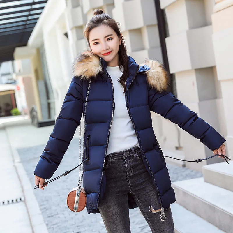 Женские парки Новое поступление 2018 высококачественные женские зимние куртки с