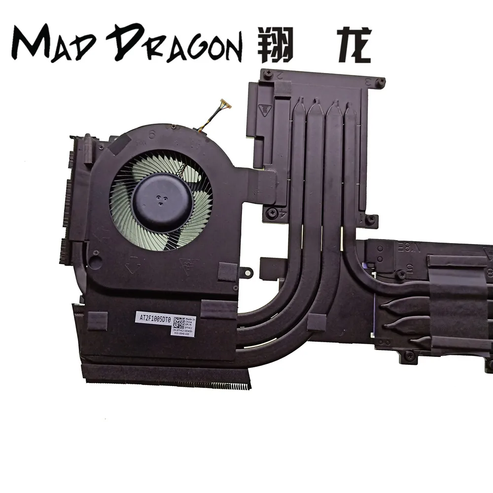 MAD DRAGON бренд ноутбука процессор/GPU охлаждения радиатора Вентилятор в сборе для ALIENWARE 51M-17 AREA-51M обновления RTX 2080 0FY4CJ FY4CJ