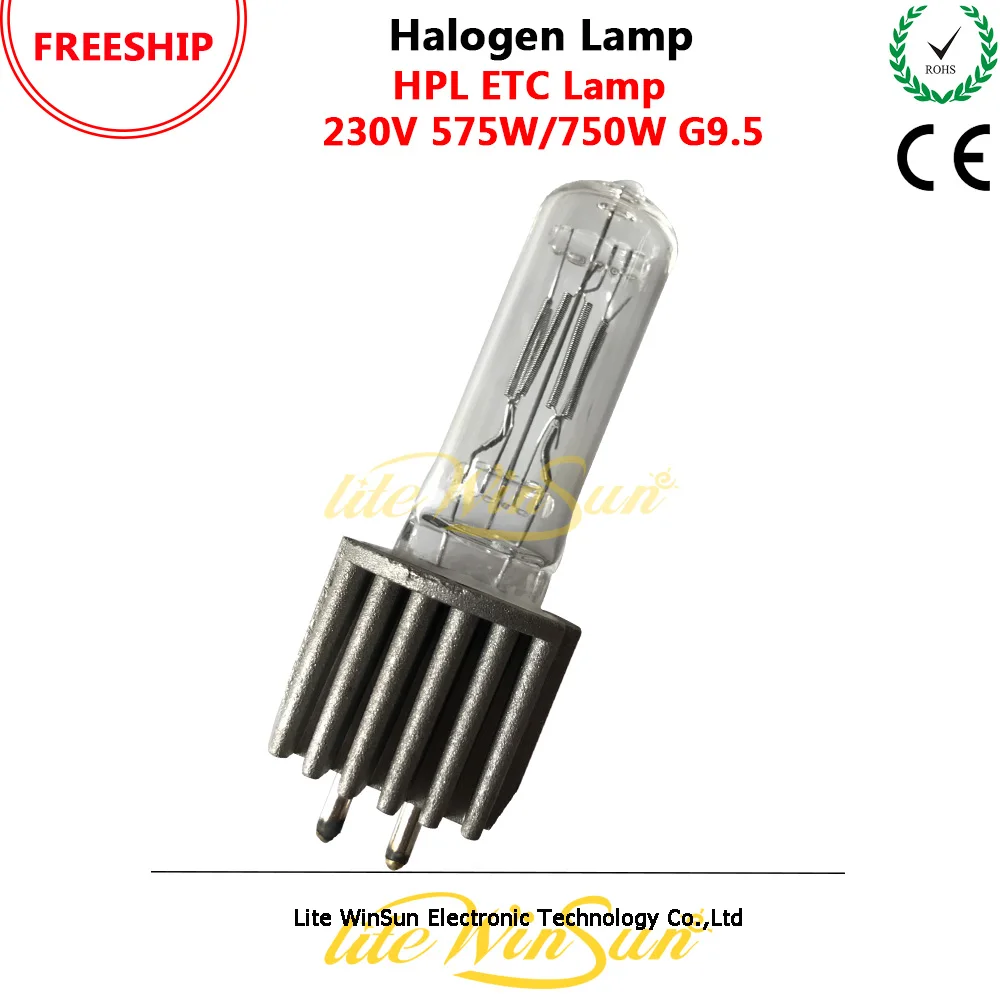 Litewinsune Бесплатная доставка HPL 575 Вт 110 вольт 230 в 750 g9 5 и т. д. лампа 3200K студийная