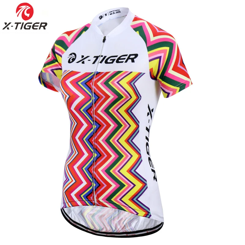 Женская велосипедная одежда X Tiger летняя из 100% полиэстера для горного велосипеда