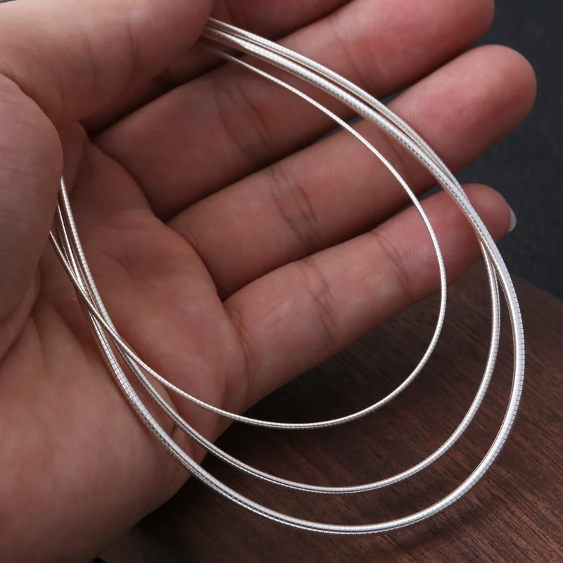 Женская Цепочка чокер из серебра 2019 пробы с подвеской|Ожерелья| |