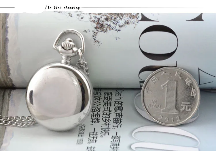 Модные кварцевые карманные часы-брелок в стиле Харадзюку ожерелье с подвеской