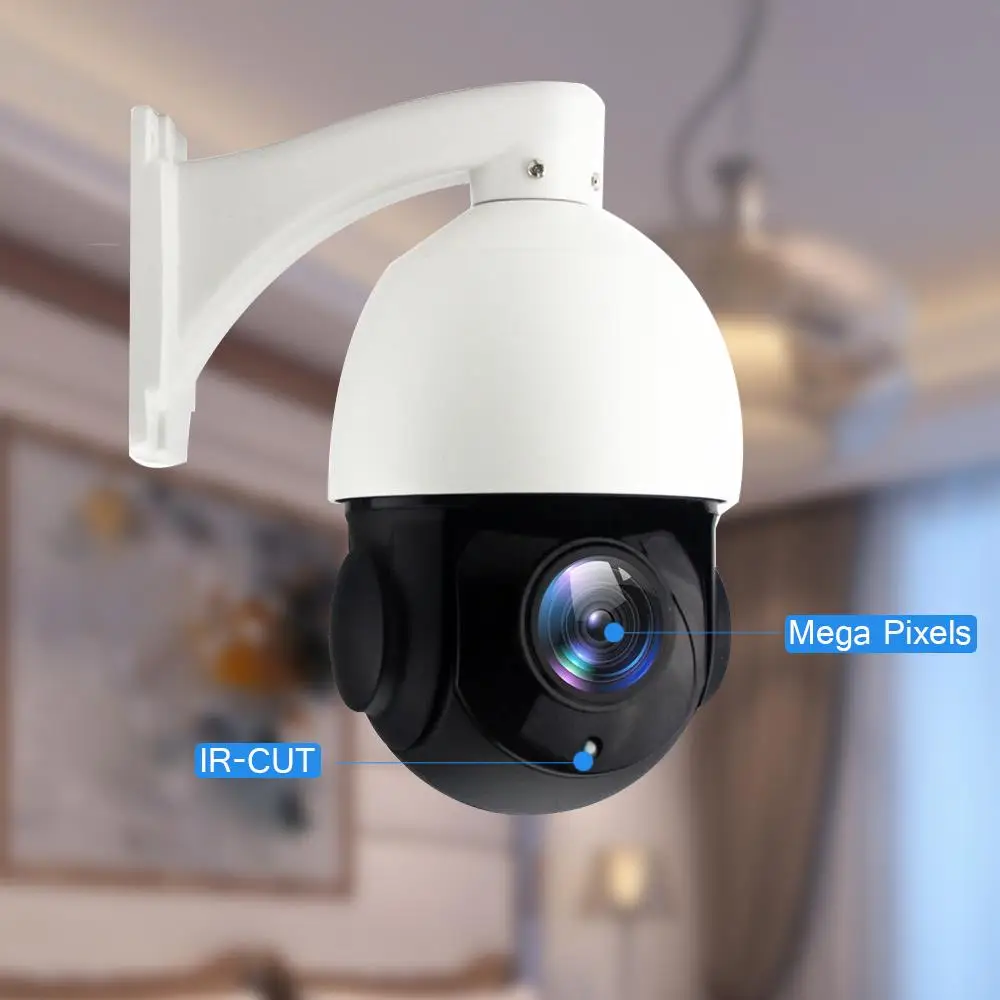POE автоматическое отслеживание 20X зум 2.0MP 1080P SONY движение ядро PTZ IP камера открытый слот для аудио карты