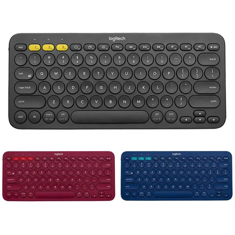 Многоуровневая bluetooth-клавиатура logitech K380, беспроводная ультра мини Бесшумная компьютерная клавиатура для Windows MacOS Android iOS