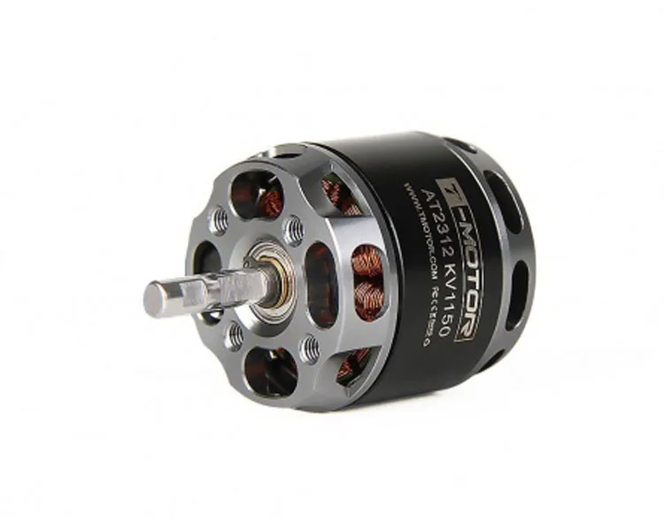 Бесщеточный мотор AT2312 1400KV 1 шт. длинный вал 2-4S внешний ротор мощный для