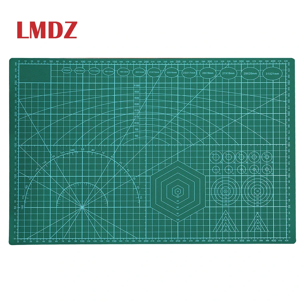 LMDZ A3 коврик для резки самовосhealing вающийся режущий коврик Лоскутные инструменты ручной инструмент DIY разделочная доска Прочный Толстый нескользящий коврик 1" x 12"