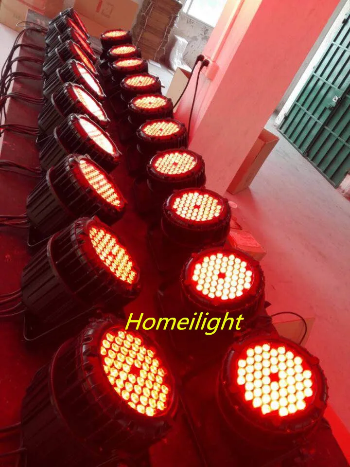 Производитель светодиодных алюминиевых чехлов высокой мощности 3 Вт * 54 шт RGBW