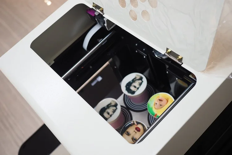 

2018 New Coffee Printer Lattee Printer Coffee Machine Cake Food Edible Ink Printer Can Print Cookies Flowers Coffee And Cake