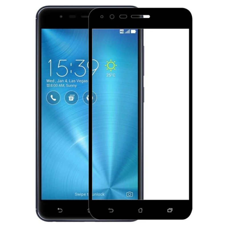 Закаленное стекло с полным покрытием для Asus ZenFone 3 Zoom S ZE553KL защитная пленка