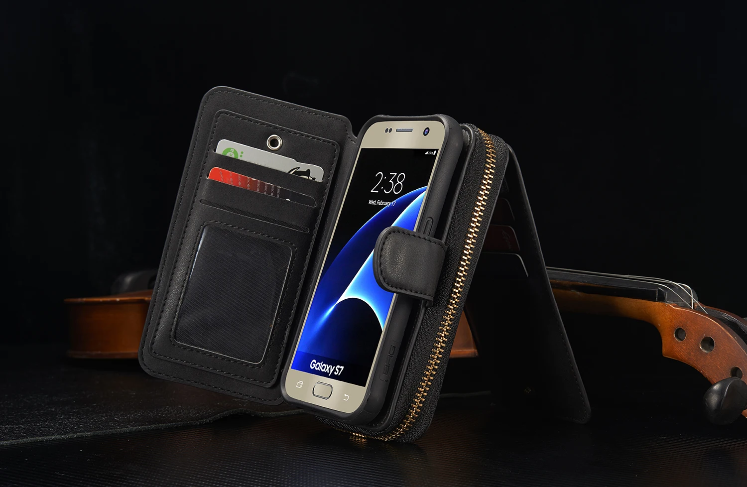 Роскошный многофункциональный чехол для телефона сумка samsung Galaxy S7 Ретро