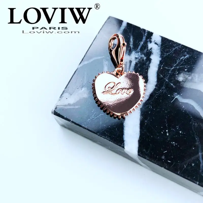 Очаровательная подвеска розовое Золотое сердце модное ювелирное изделие