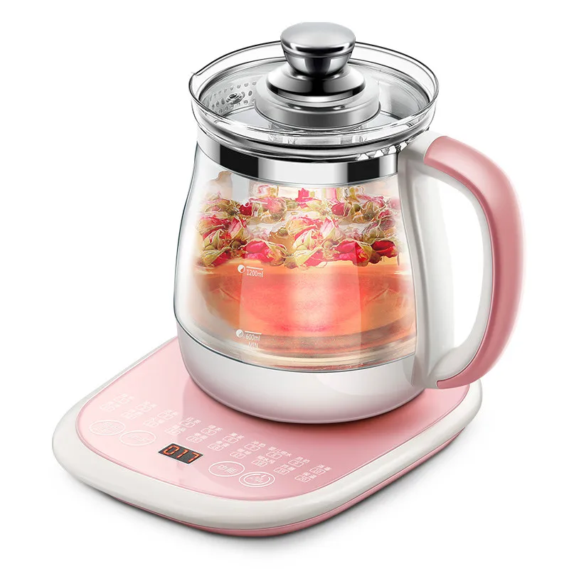 health pot is fully automatic Add thick glass electric heating kettle multi-function boiled tea ware flower teapot | Бытовая техника