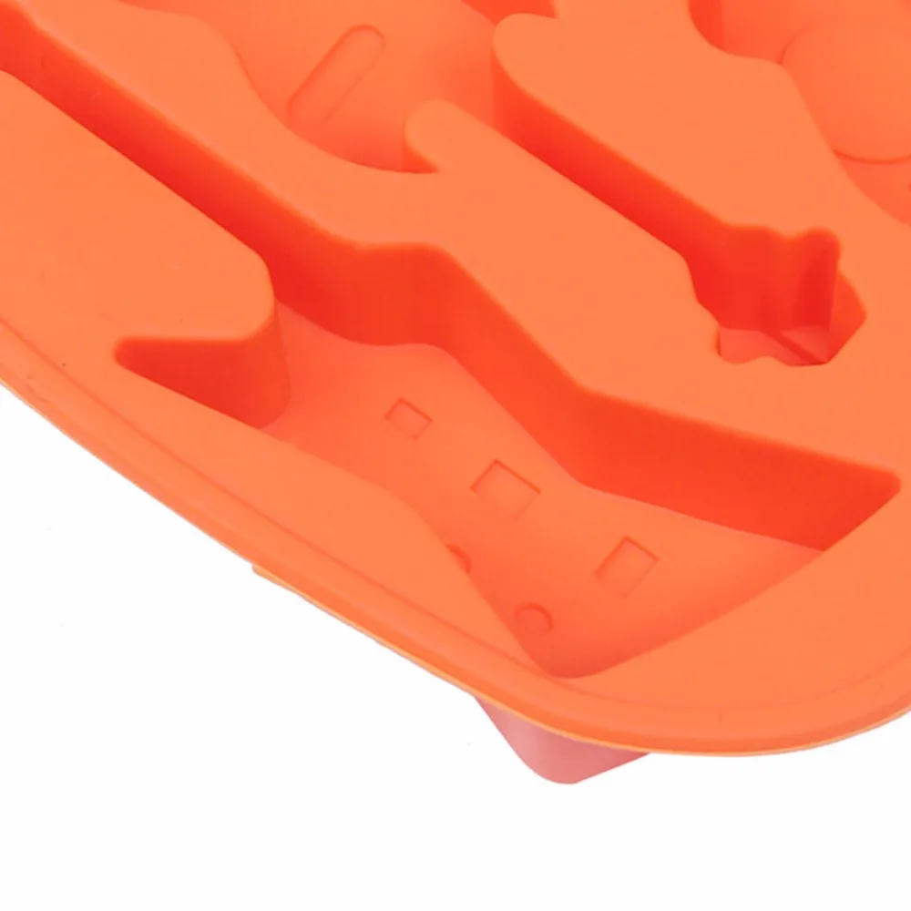 1 шт. силиконовая форма в форме бас-гитары желе шоколада мыла украшения торта