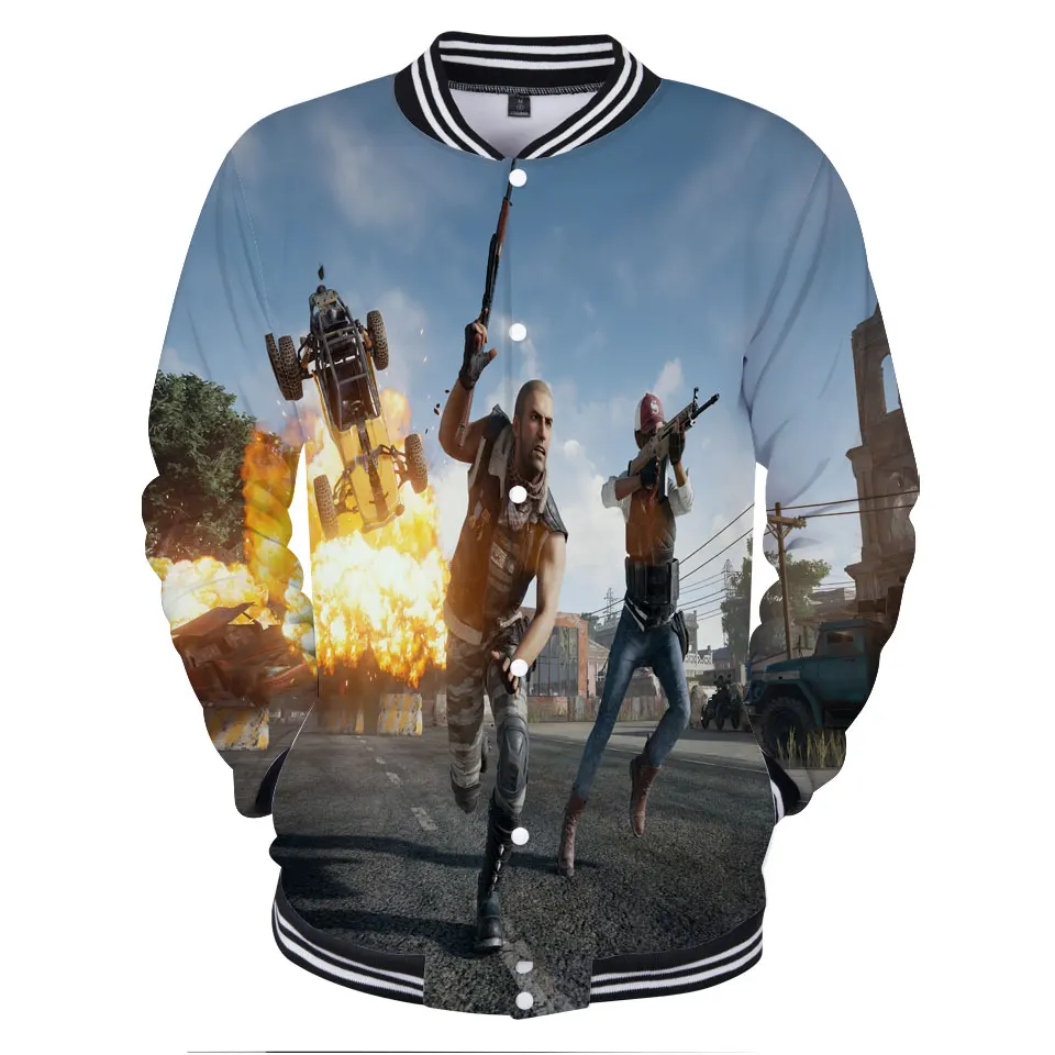 new PUBG Jedi survival 3D baseball jacket fashion hot game spring and autumn casual style | Женская одежда