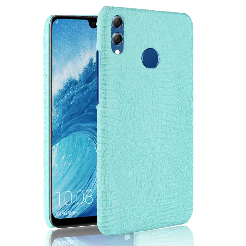 Роскошный деловой кожаный чехол из крокодиловой змеиной кожи для Huawei Honor 8X