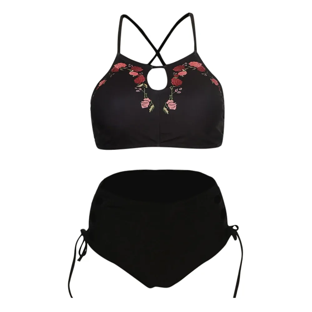 Женский новый летний пуш ап пляжный бюстгальтер с подкладкой комплект бикини из