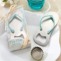 fashion stainless steel slippers style beer wine bottle opener for wedding christmas creative can opener as new year gift 100pcs