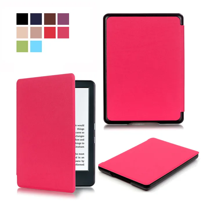 100 шт./лот из искусственной кожи Smart Cover чехол для Amazon Kindle Нью 8 8th 2016 поколения Gen Fundas