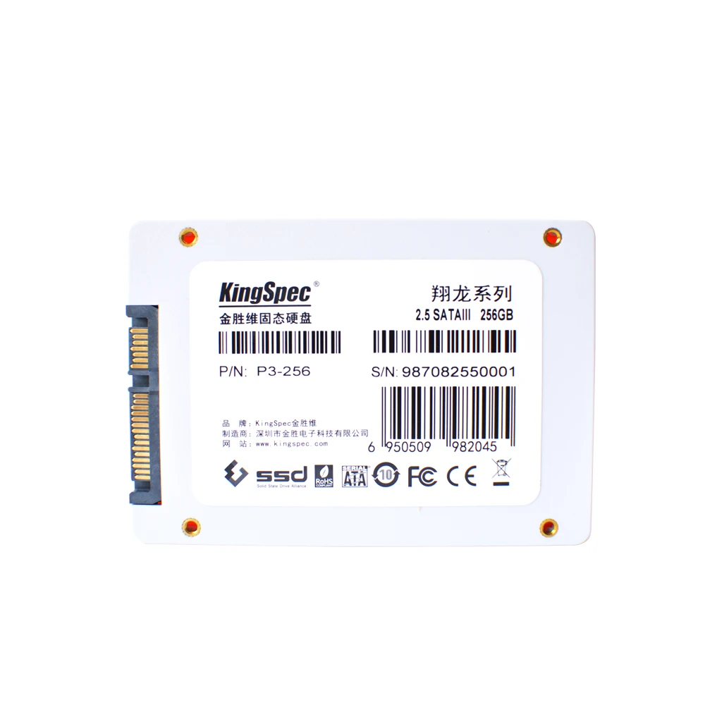 Твердотельный накопитель kingspec 7 мм сверхтонкий 2 5 дюйма SATA III 6 дюймов II SSD 128 ГБ 256 512