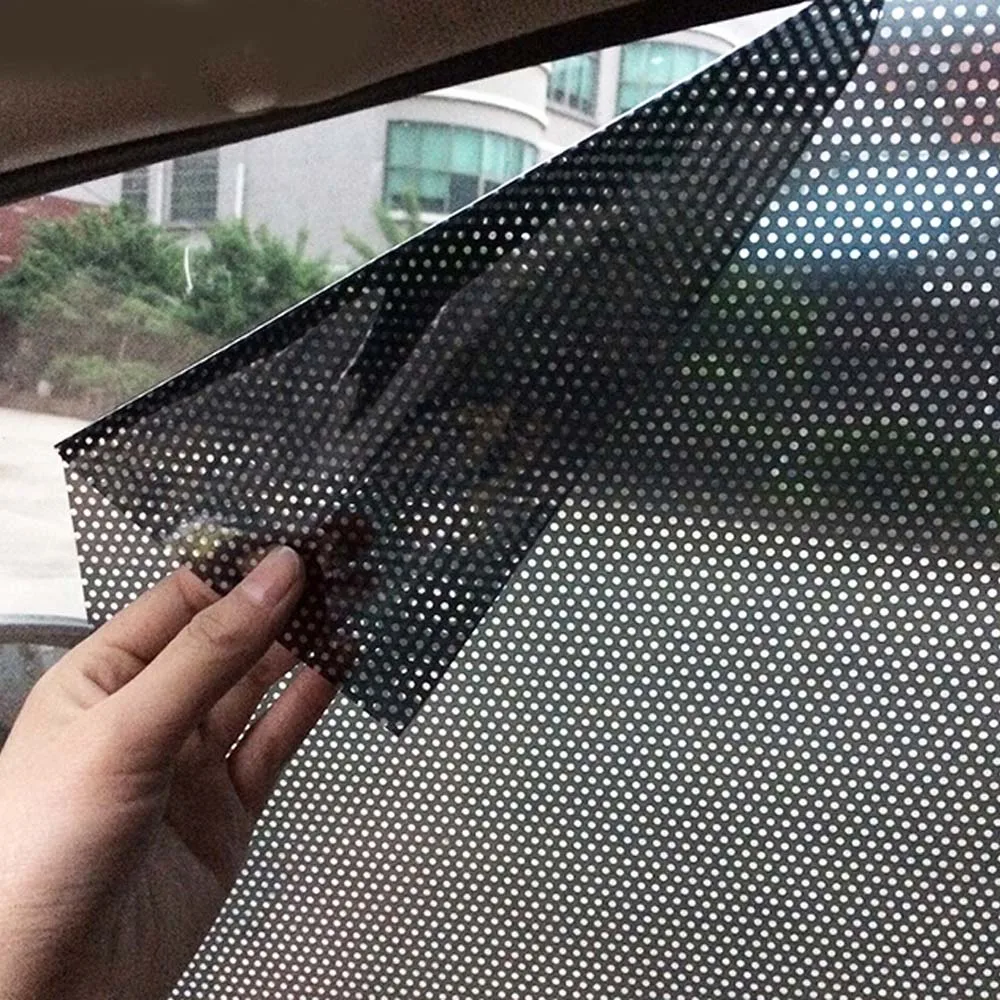 

2pcs/lot Car styling Uv sticker Car sunshade Electrostatic Stickers Auto Supplies Sun Block Sun-shading for Skoda Octavia