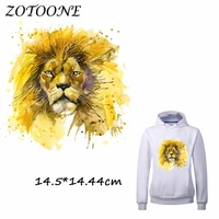 zotoone fashion tiger patch heat transfer patch iron on patches for clothes beaded applique clothes diy accessory decoration c