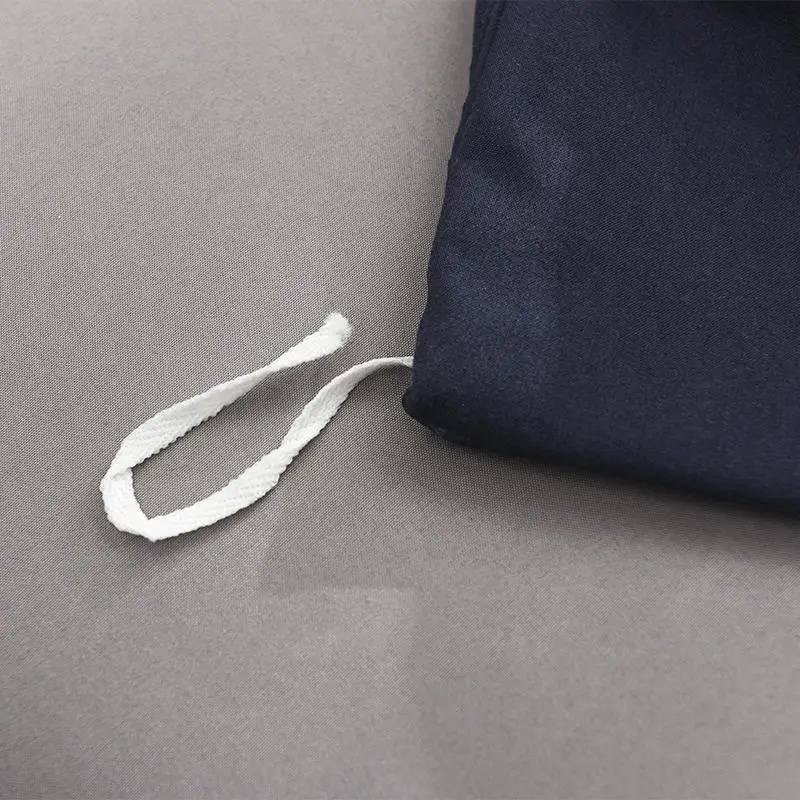 

Solid col bedding set 5 size grey blue bed linen 4pcs/set duvet cover set Pastoral bed sheet AB side duvet cover 2019 bed