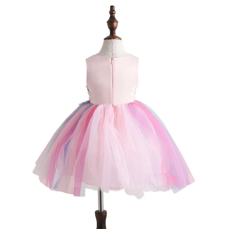 New Brand Floral Embroidery Girl Dress For Infant Kids Baby Party Wear Dresses Tutu Birthday Outfits Children Clothing | Детская одежда