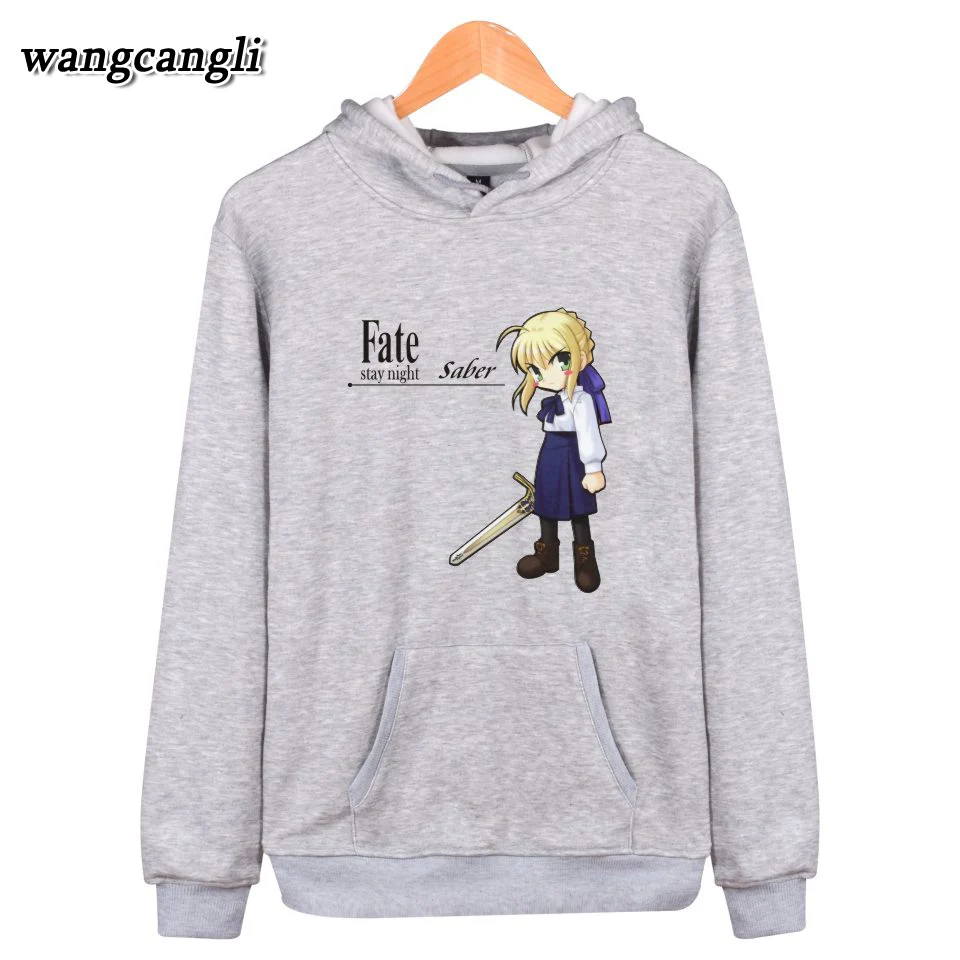 Game Fate Stay Night Hoodies Men/Women Autumn Winter Harajuku Hoodie Sweatshirt Oversize Pullover Jacket Coat Casual Clothes | Мужская