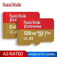 sandisk memory card extreme micro sd card uhs i c10 u3 v30 microsdhcmicrosdxc flash 32gb a1 64gb 128gb 256gb 400gb a2 tf card